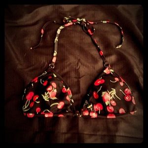 Juniors Cherry bikini top